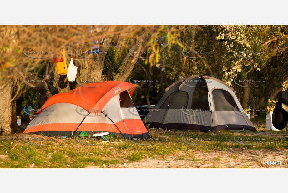 Hiking Tents QLD Aerial Photography