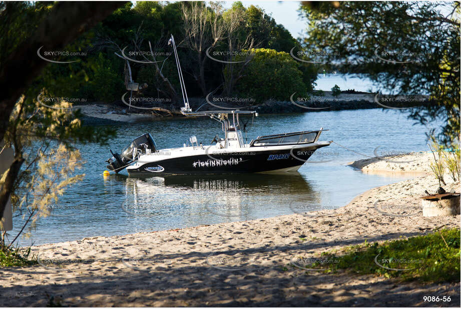 Recreational Fishing Boat QLD Aerial Photography