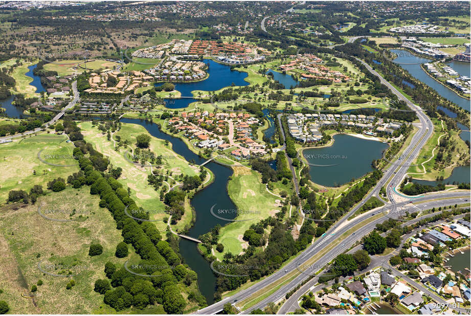 Aerial Photo Carrara QLD Aerial Photography