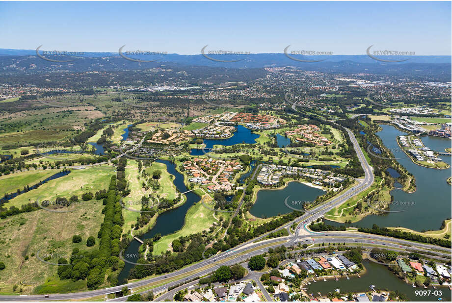 Aerial Photo Carrara QLD Aerial Photography