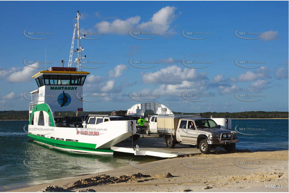 Mv Fraser Explorer - Inskip Point Aerial Photography