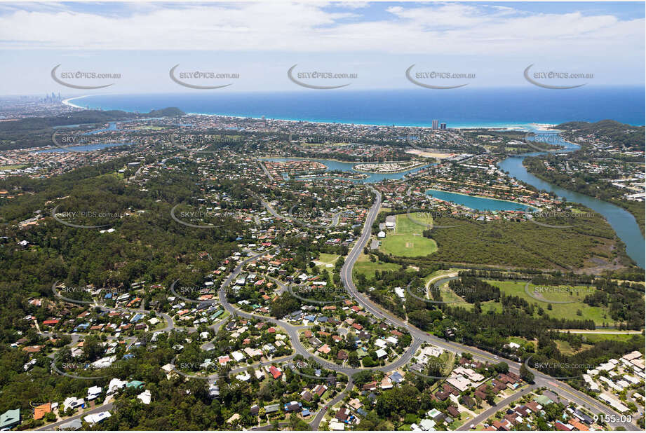 Aerial Photo Currumbin Waters QLD Aerial Photography