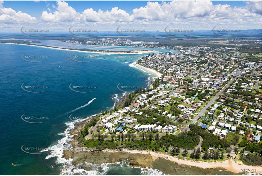 Aerial Photo Kings Beach QLD Aerial Photography