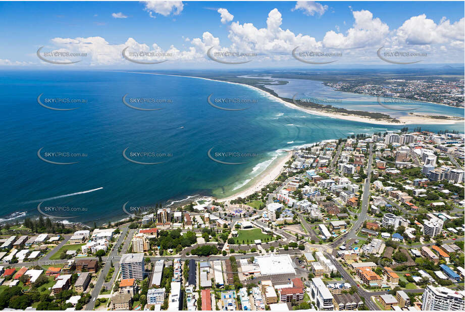 Aerial Photo Kings Beach QLD Aerial Photography