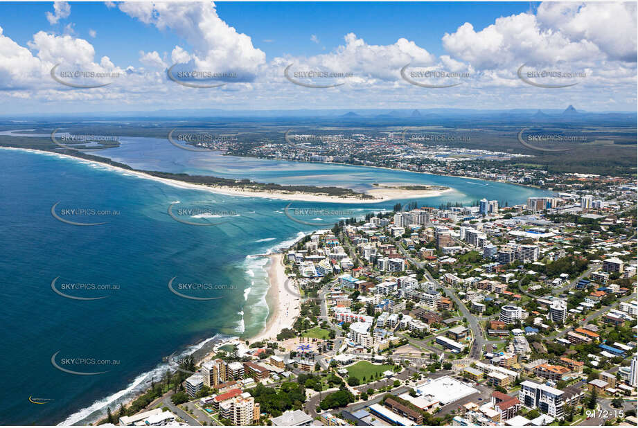 Aerial Photo Kings Beach QLD Aerial Photography