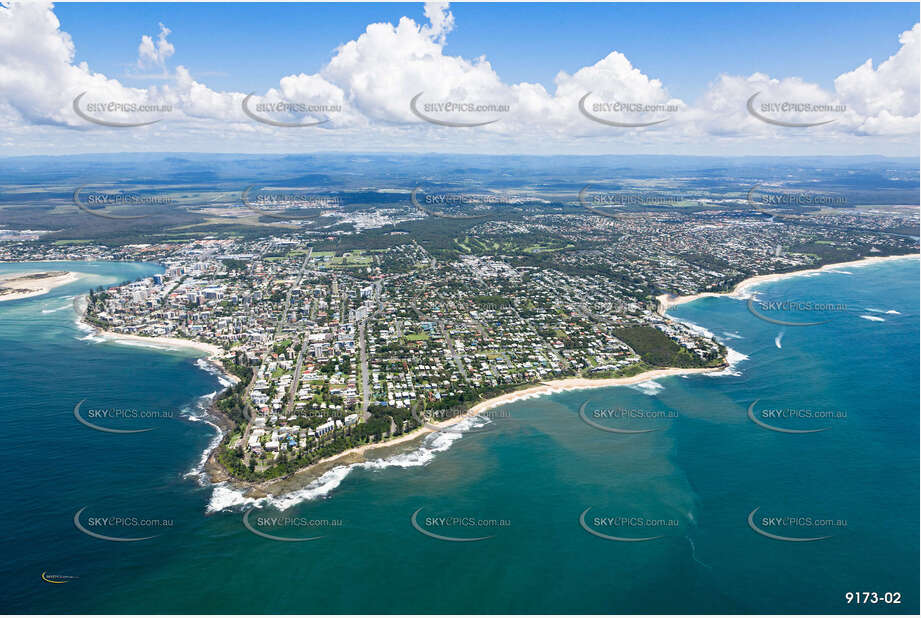 Aerial Photo Shelly Beach QLD Aerial Photography