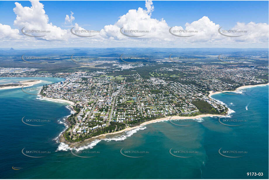 Aerial Photo Shelly Beach QLD Aerial Photography