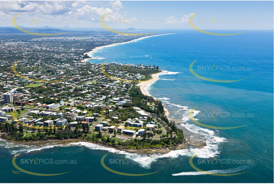 Aerial Photo Shelly Beach QLD Aerial Photography