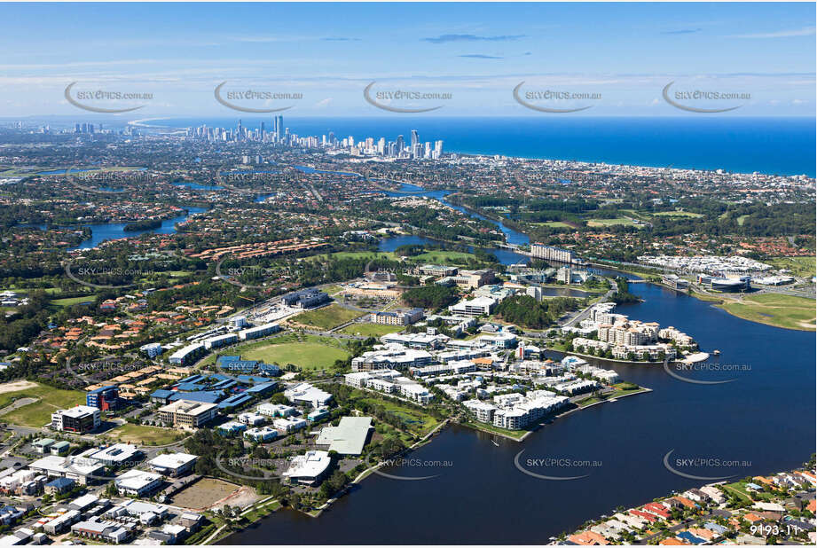 Aerial Photo Varsity Lakes QLD Aerial Photography