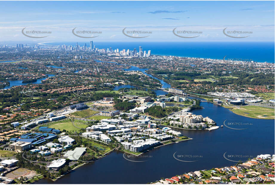 Aerial Photo Varsity Lakes QLD Aerial Photography