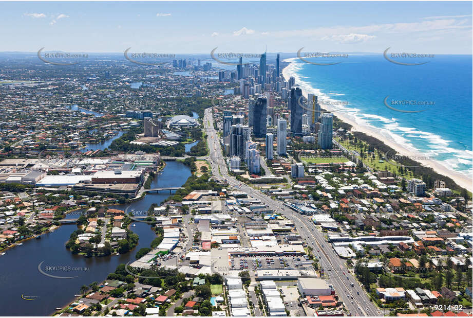 Aerial Photo Mermaid Waters QLD Aerial Photography