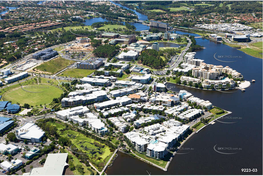 Aerial Photo Varsity Lakes QLD Aerial Photography