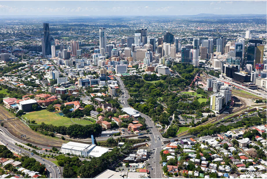 Aerial Photo Spring Hill QLD Aerial Photography