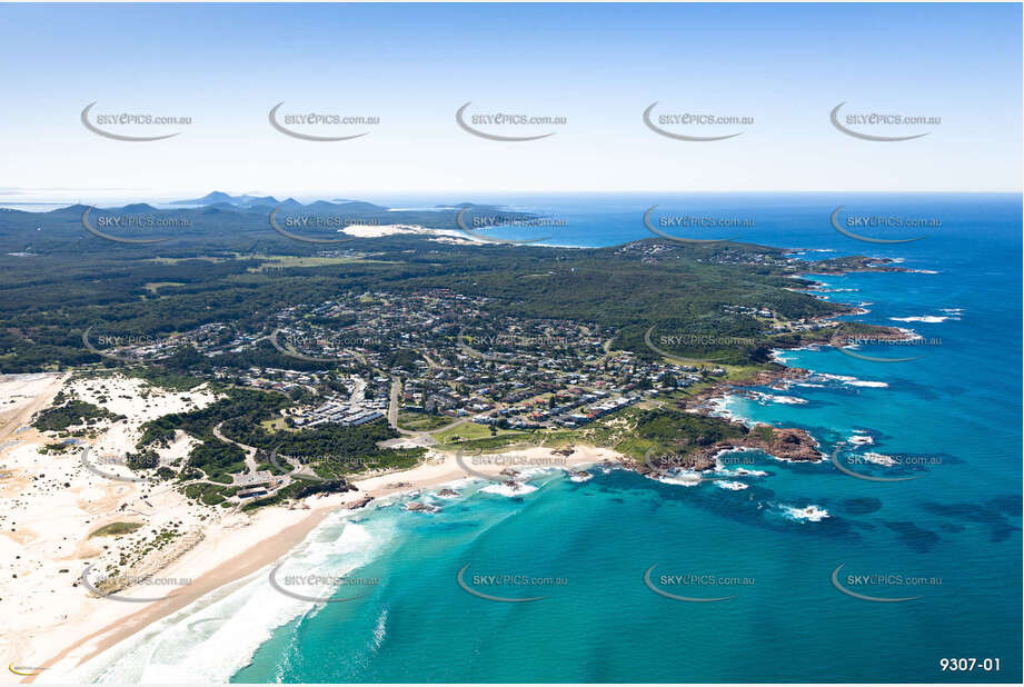 Aerial Photo Anna Bay NSW Aerial Photography