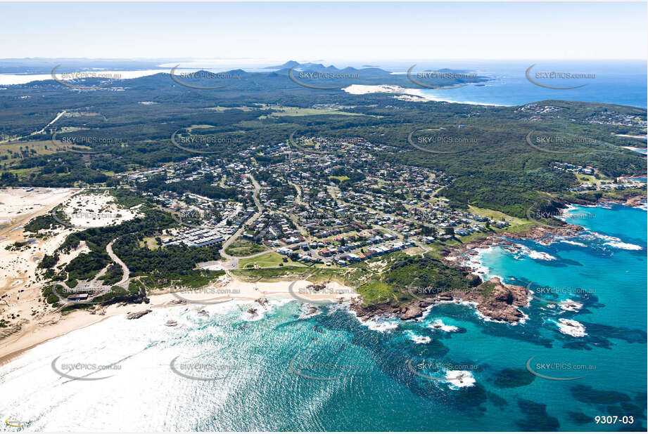 Aerial Photo Anna Bay NSW Aerial Photography