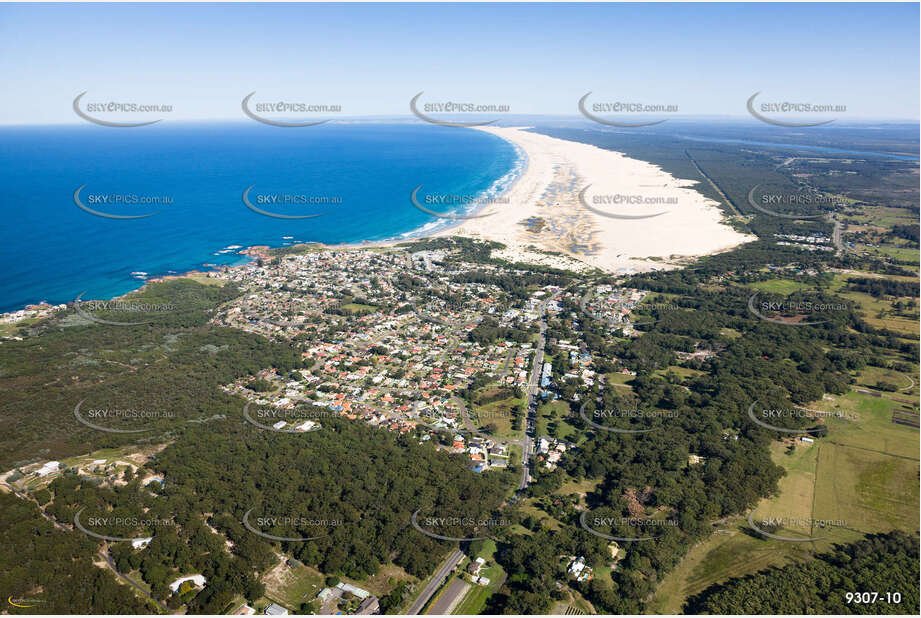 Aerial Photo Anna Bay NSW Aerial Photography