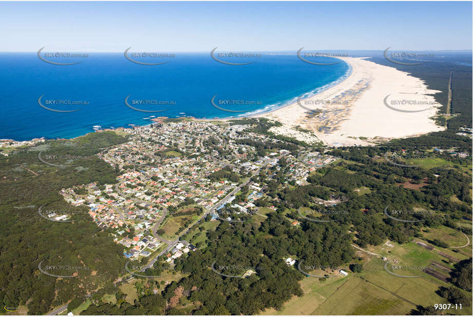 Aerial Photo Anna Bay NSW Aerial Photography