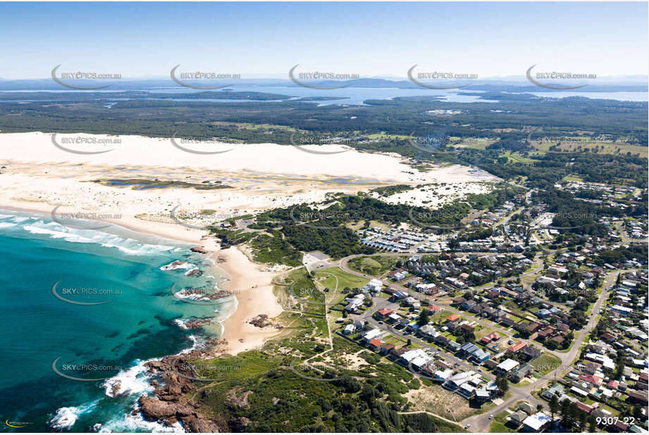 Aerial Photo Anna Bay NSW Aerial Photography