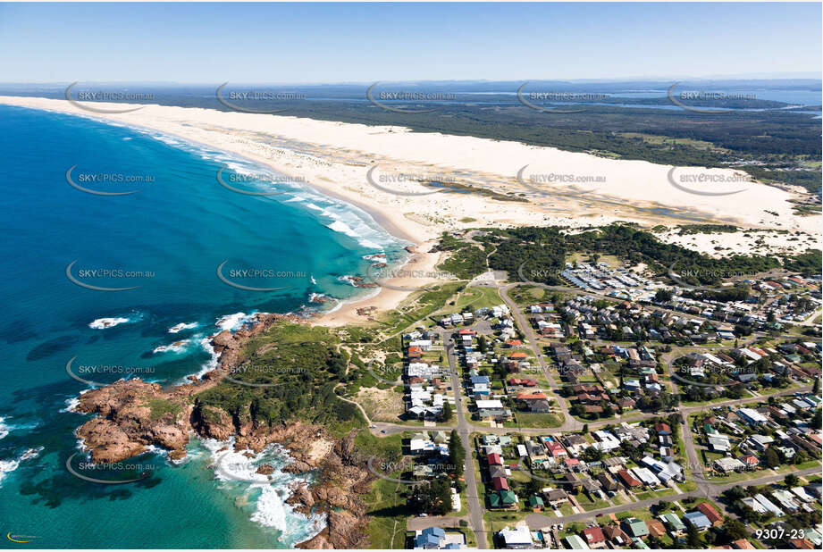 Aerial Photo Anna Bay NSW Aerial Photography