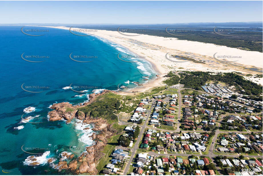 Aerial Photo Anna Bay NSW Aerial Photography