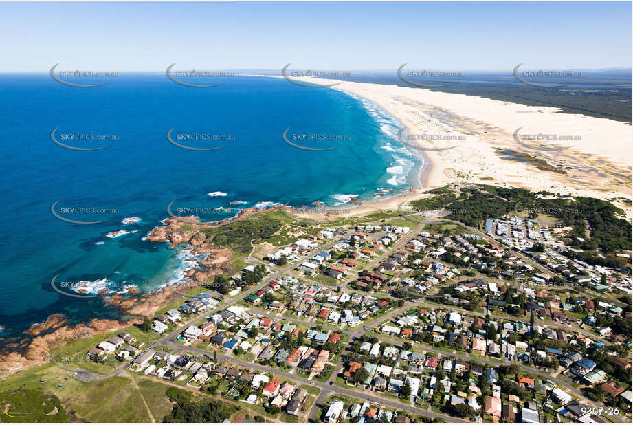 Aerial Photo Anna Bay NSW Aerial Photography