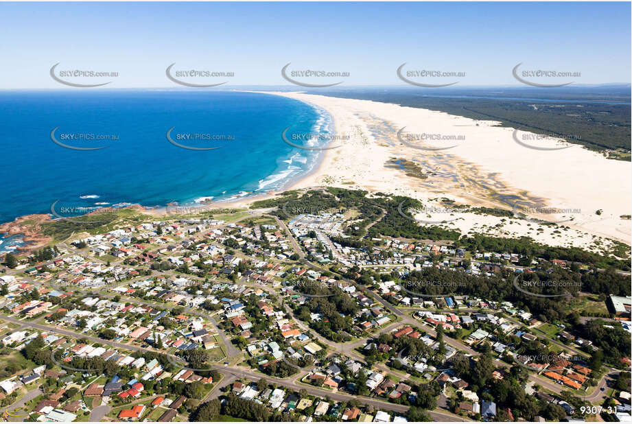 Aerial Photo Anna Bay NSW Aerial Photography