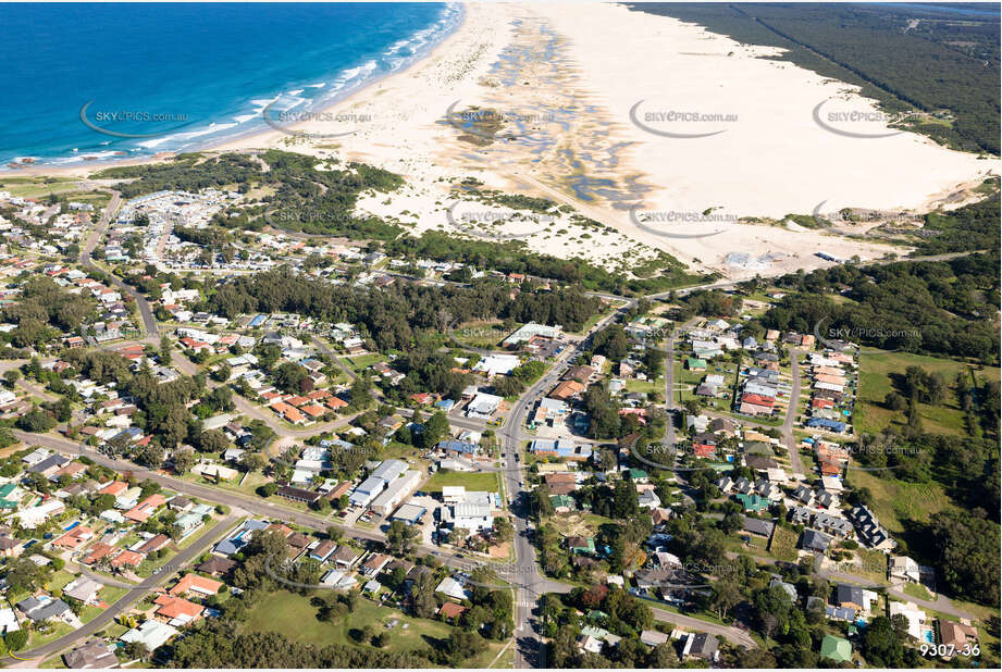 Aerial Photo Anna Bay NSW Aerial Photography