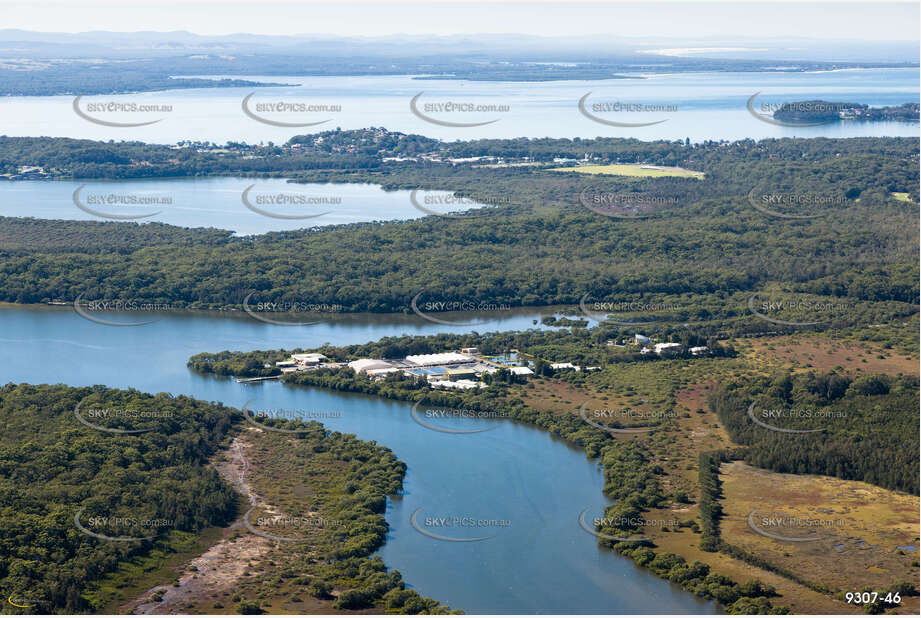 Aerial Photo Anna Bay NSW Aerial Photography