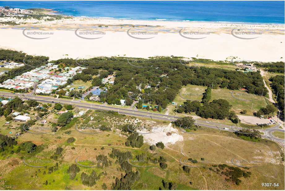 Aerial Photo Anna Bay NSW Aerial Photography