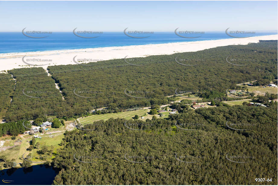 Aerial Photo Anna Bay NSW Aerial Photography