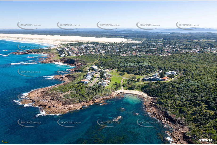 Aerial Photo Fishermans Bay NSW Aerial Photography
