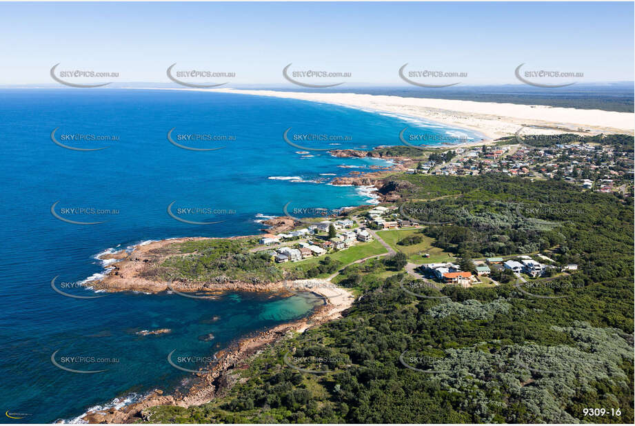 Aerial Photo Fishermans Bay NSW Aerial Photography
