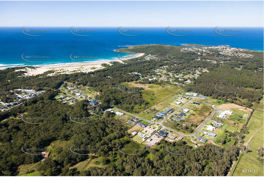 Aerial Photo One Mile Beach NSW Aerial Photography