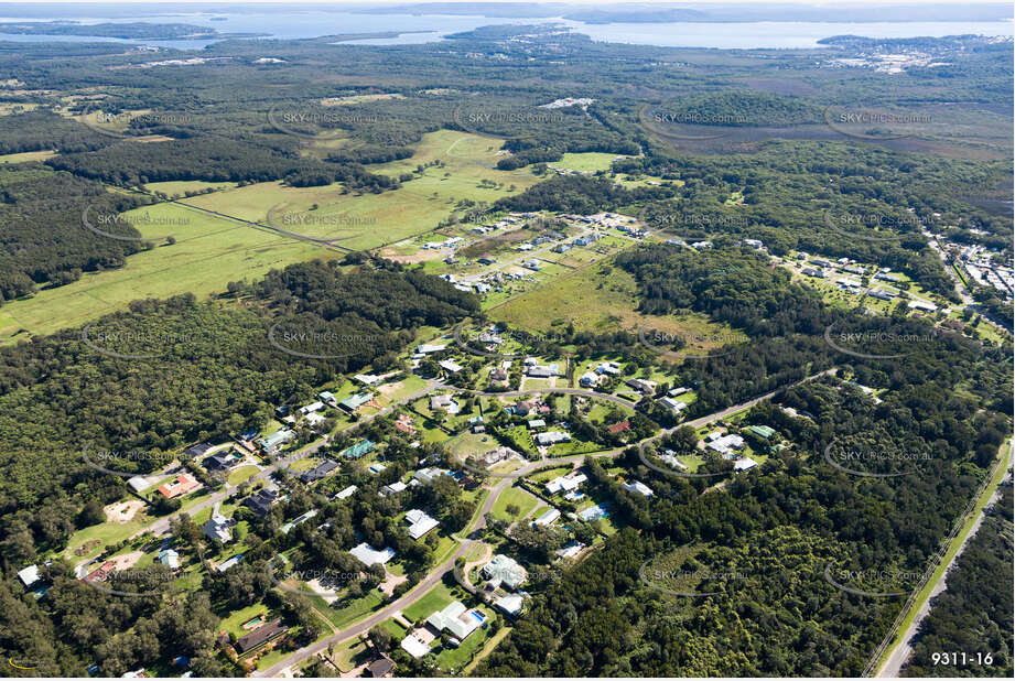 Aerial Photo One Mile Beach NSW Aerial Photography