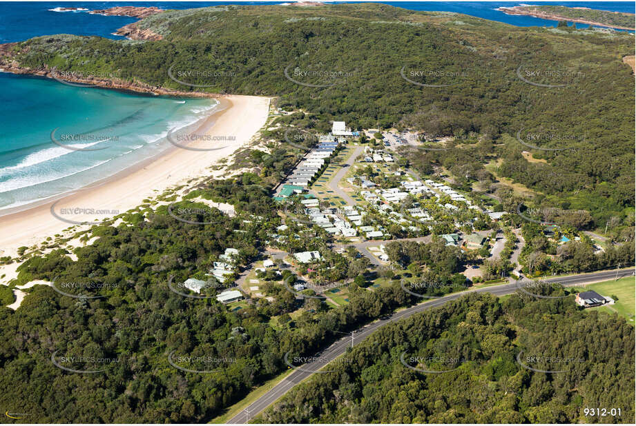 One Mile Beach Holiday Park NSW Aerial Photography