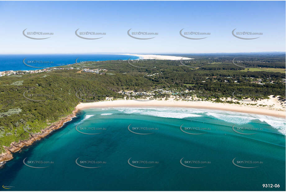 One Mile Beach Holiday Park NSW Aerial Photography