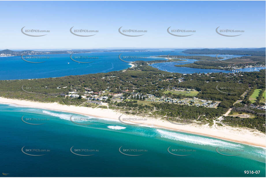 Aerial Photo Hawks Nest NSW Aerial Photography