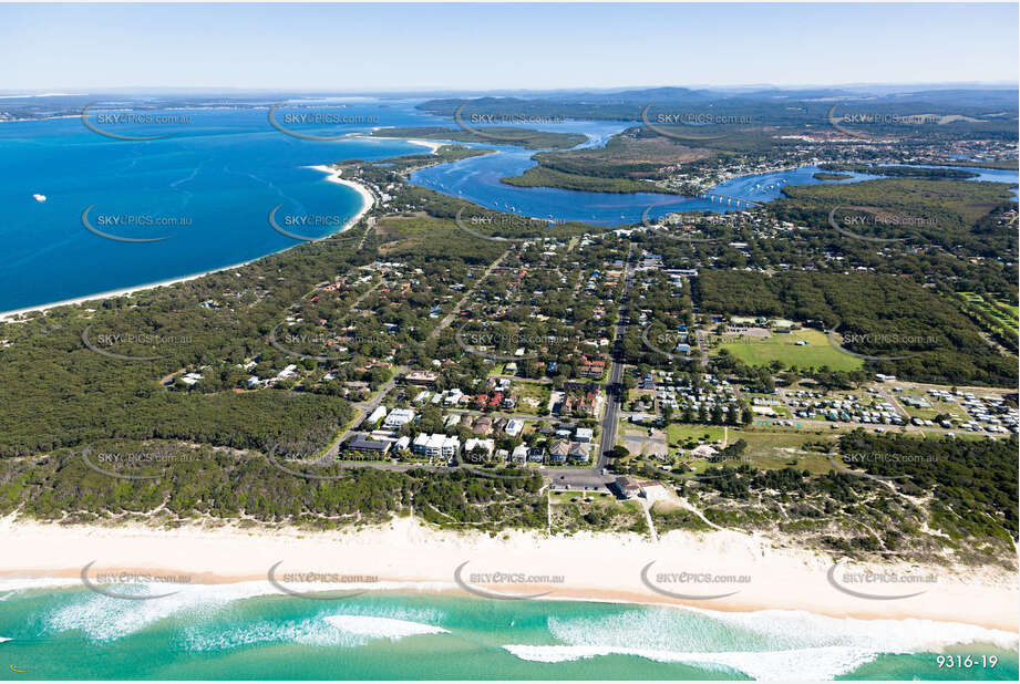 Aerial Photo Hawks Nest NSW Aerial Photography