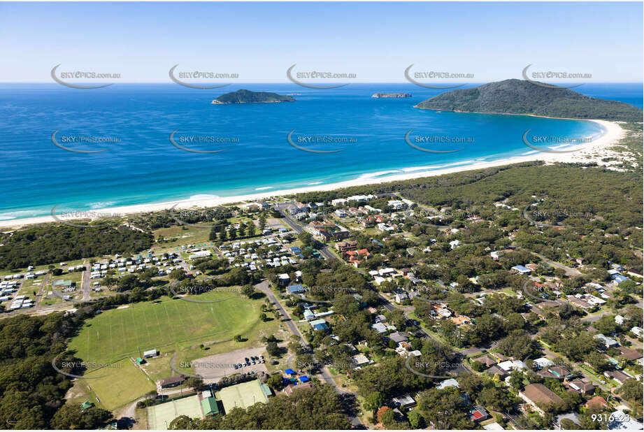 Aerial Photo Hawks Nest NSW Aerial Photography
