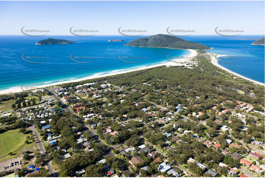 Aerial Photo Hawks Nest NSW Aerial Photography