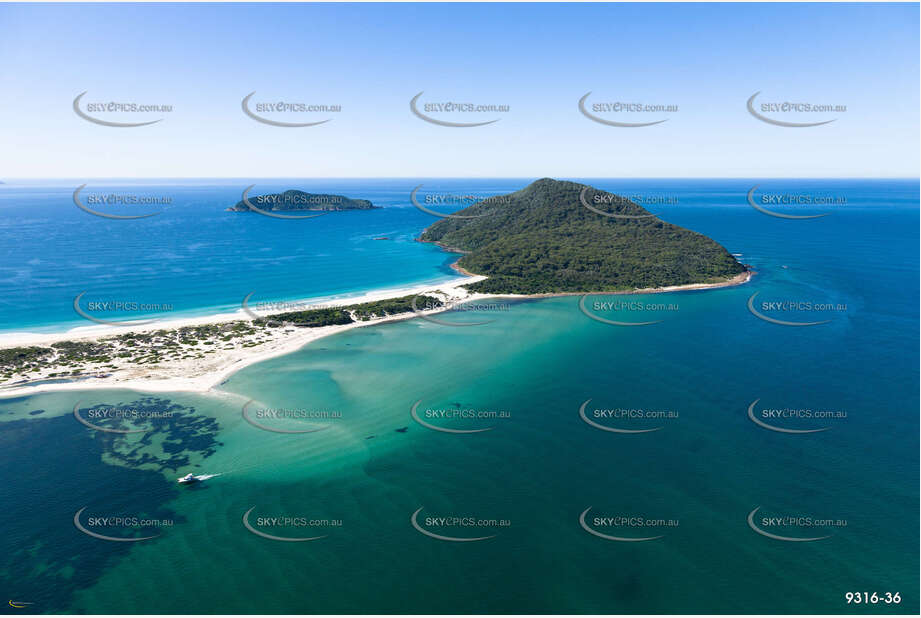 Aerial Photo Hawks Nest NSW Aerial Photography