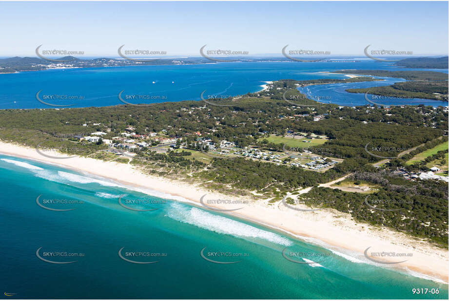 Hawks Nest Beach Holiday Park NSW Aerial Photography