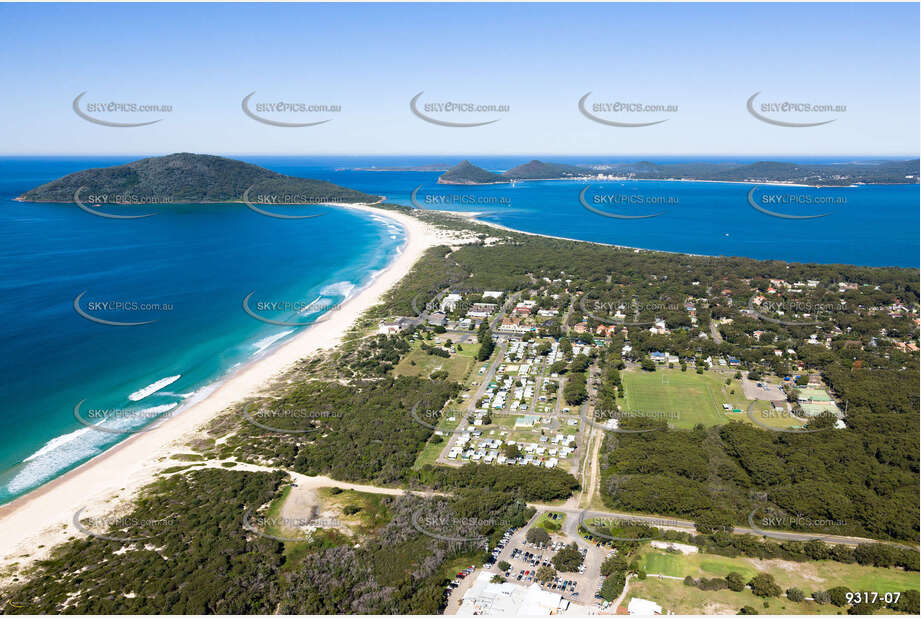 Hawks Nest Beach Holiday Park NSW Aerial Photography