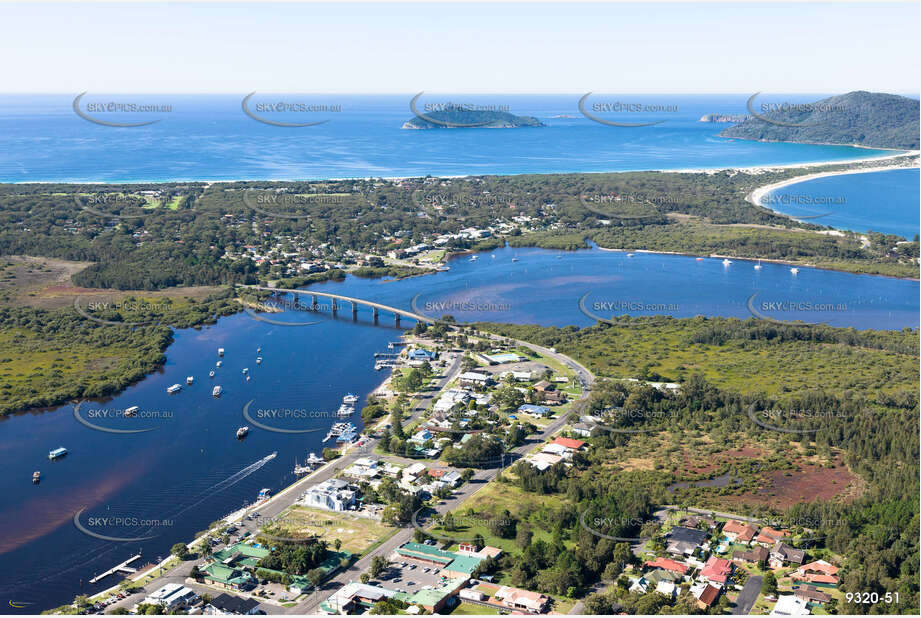 Aerial Photo Tea Gardens NSW Aerial Photography