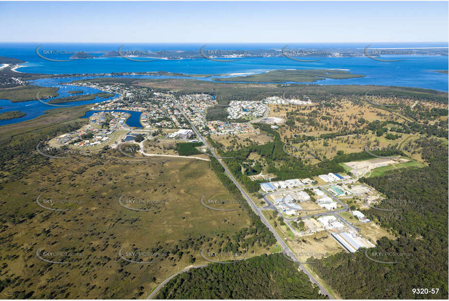 Aerial Photo Tea Gardens NSW Aerial Photography