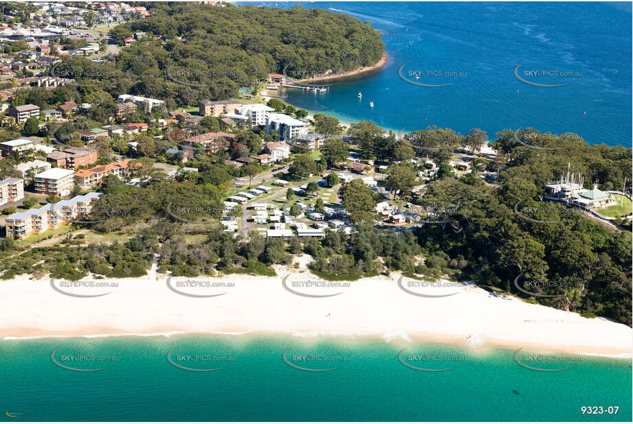 Aerial Photo Nelson Bay NSW Aerial Photography