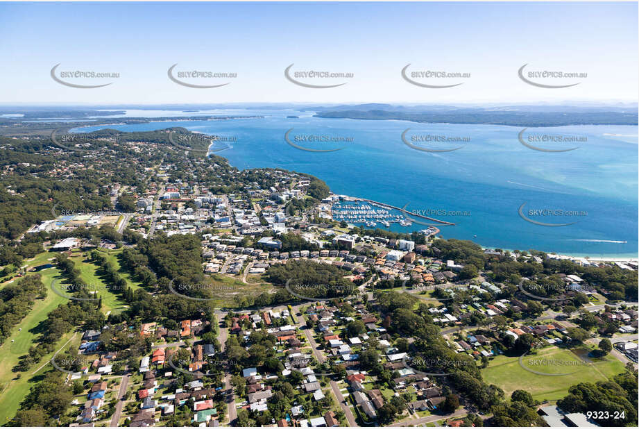 Aerial Photo Nelson Bay NSW Aerial Photography