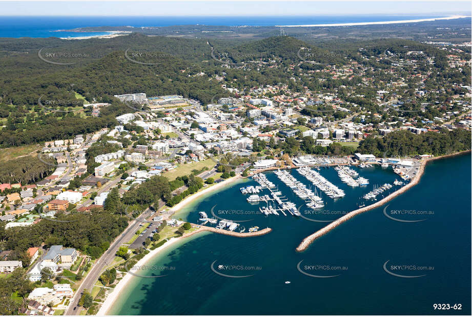 Aerial Photo Nelson Bay NSW Aerial Photography