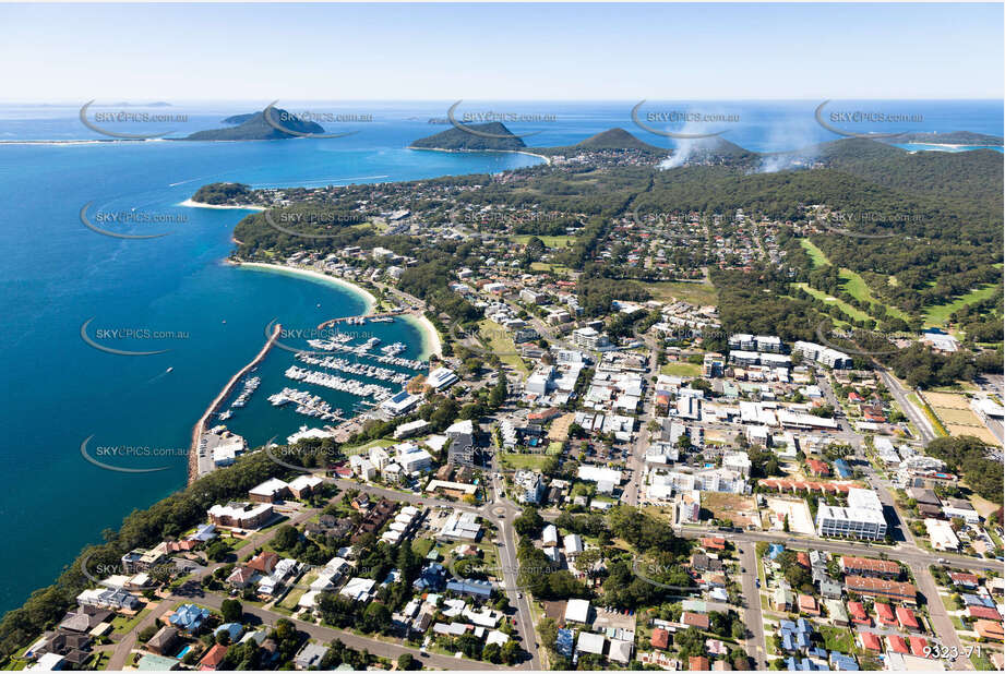 Aerial Photo Nelson Bay NSW Aerial Photography