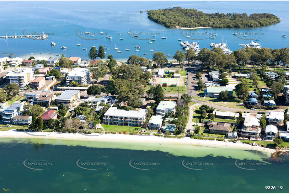 Aerial Photo Soldiers Point NSW Aerial Photography